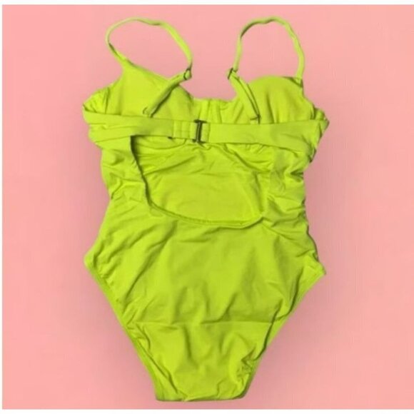 ANDIE Swim The Bermuda One Piece Neon Lemon Small - Picture 4 of 7